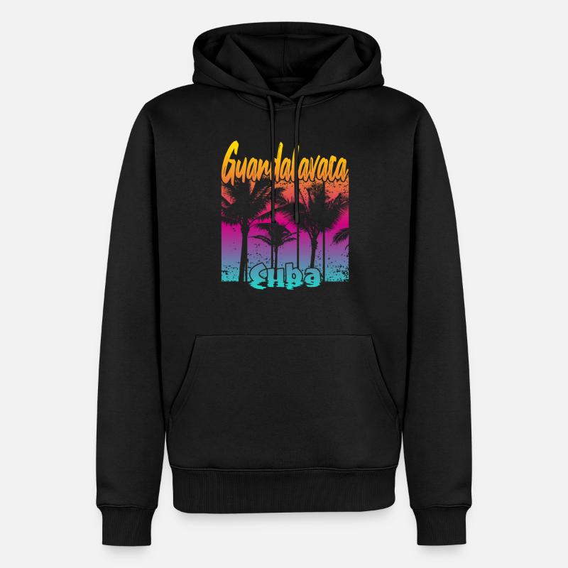 Guardalavaca Cuba - Männer Premium Bio Hoodie - Schwarz