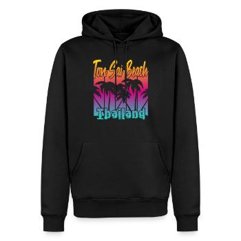 Ton Sai Beach Thailand - Männer Premium Bio Hoodie - Schwarz - Vorne - Nico (187cm)