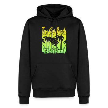 Ton Sai Beach Thailand - Männer Premium Bio Hoodie - Schwarz - Vorne - Nico (187cm)