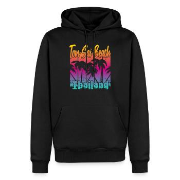 Ton Sai Beach Thailand - Männer Premium Bio Hoodie - Schwarz - Vorne - Nico (187cm)