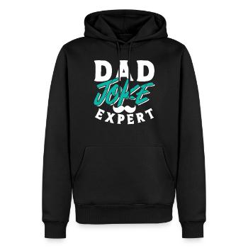 Dad Joke Papa Witz Jokes Vater - Männer Premium Bio Hoodie - Schwarz - Vorne - Nico (187cm)