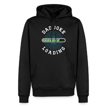 Dad Joke Papa Witz Jokes Vater - Männer Premium Bio Hoodie - Schwarz - Vorne - Nico (187cm)