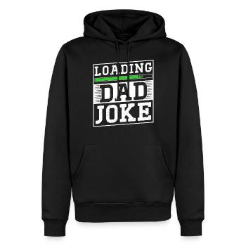 Dad Joke Papa Witz Jokes Vater - Männer Premium Bio Hoodie - Schwarz - Vorne - Nico (187cm)