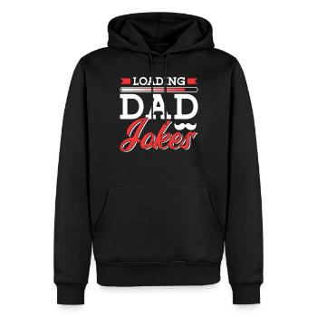 Dad Joke Papa Witz Jokes Vater - Männer Premium Bio Hoodie - Schwarz - Vorne - Nico (187cm)