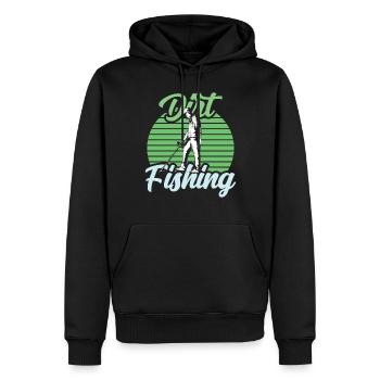 Pêche à la saleté Détection des métaux Détection des métaux - Sweat à capuche Premium bio Homme - noir - Devant - Nico (187cm)