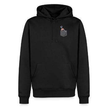Sommelier Wine Drinking Tasting - Männer Premium Bio Hoodie - Schwarz - Vorne - Nico (187cm)