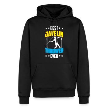 Bester Speerwerfer Aller Zeiten Speer Speerwerfen - Männer Premium Bio Hoodie - Schwarz - Vorne - Nico (187cm)