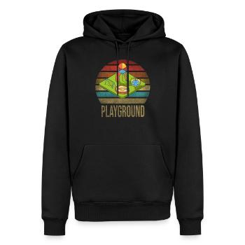 Aire de jeux pour enfants Fun Time Play Party - Sweat à capuche Premium bio Homme - noir - Devant - Nico (187cm)