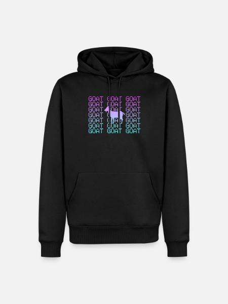 Goat - Men’s Premium Organic Hoodie - black
