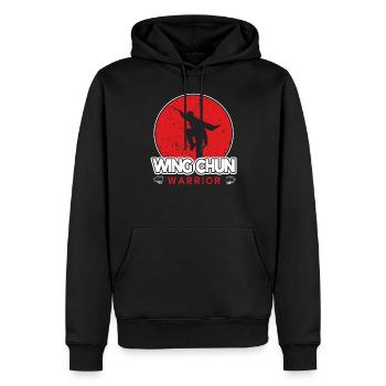 Wing Chun Warrior Trainer Martial Arts Martial Arts - Men’s Premium Organic Hoodie - black - Front - Nico (187cm)