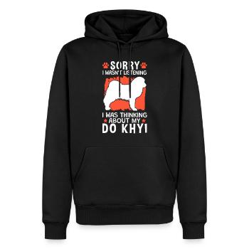 An meinen Do Khyi gedacht Tibetmastiff - Männer Premium Bio Hoodie - Schwarz - Vorne - Nico (187cm)