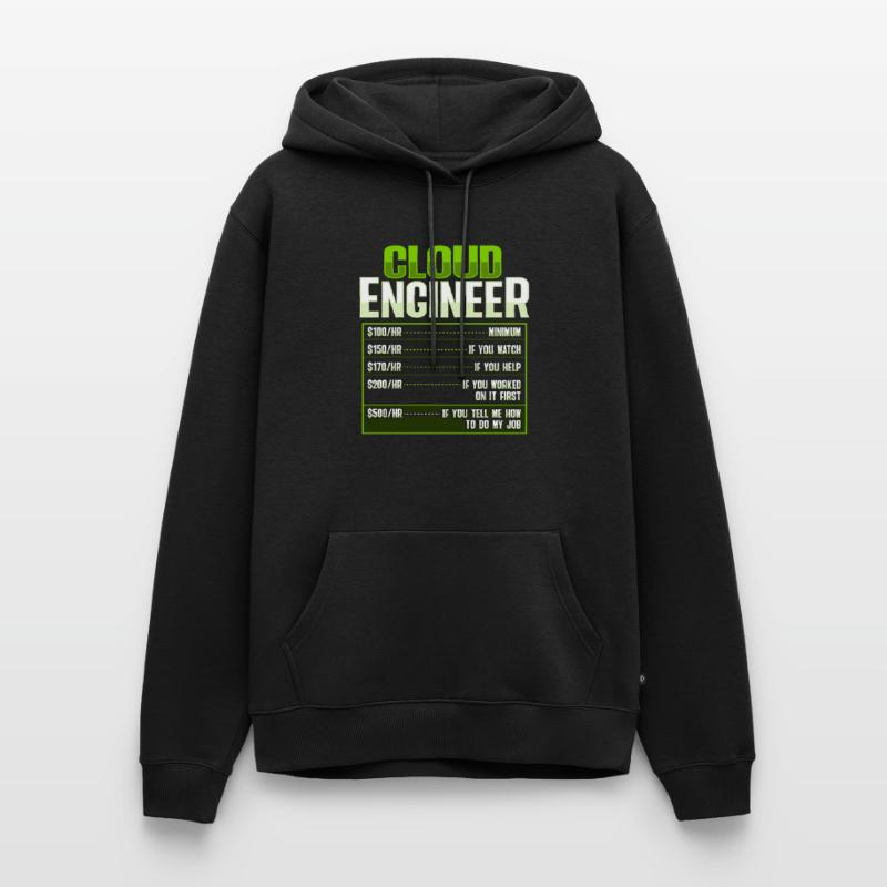 Sys Admin and Developer Cloud Devops Engineer Men’s Premium Organic Hoodie