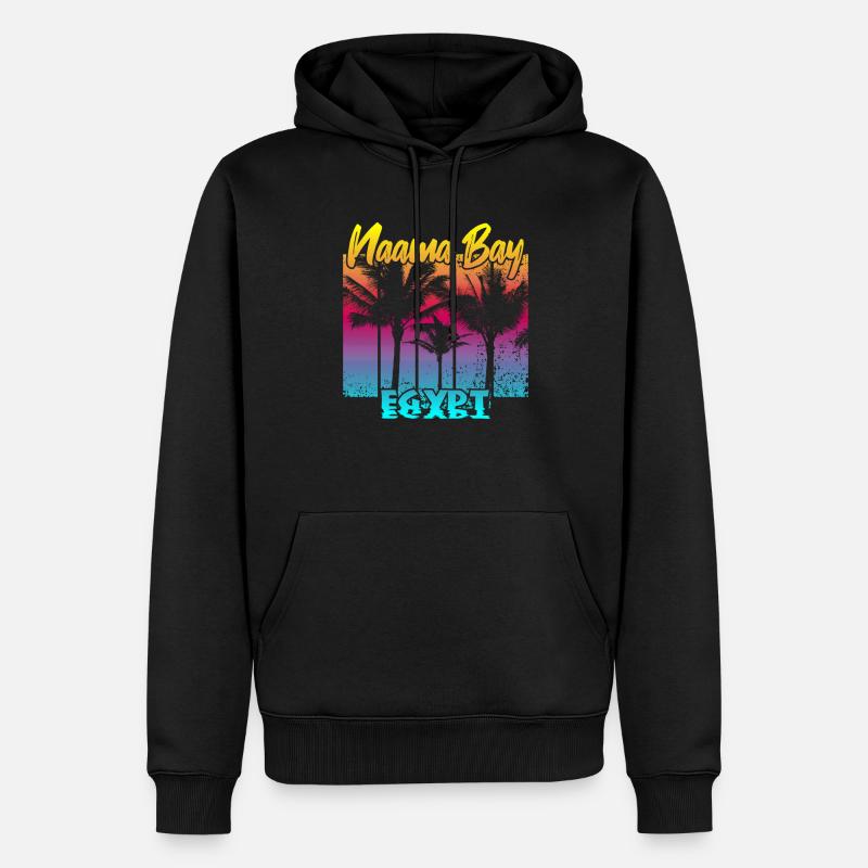 Naama Bay Égypte - Sweat à capuche Premium bio Homme - noir
