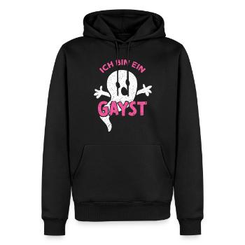 Geist Kostümersatz Gay Schwul Karneval Homosexuell - Männer Premium Bio Hoodie - Schwarz - Vorne - Nico (187cm)