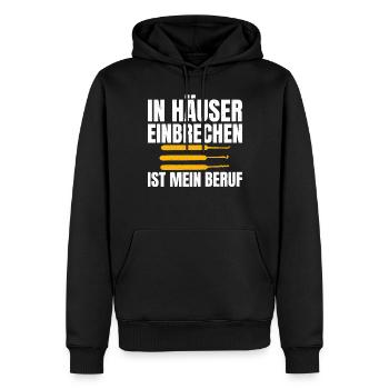 Schlosser Spruch Für Männer Frauen Schlosser - Männer Premium Bio Hoodie - Schwarz - Vorne - Nico (187cm)