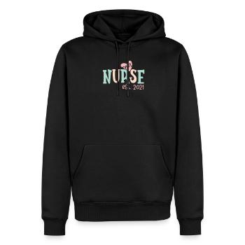 Krankenschwester Krankenhaus Not - Männer Premium Bio Hoodie - Schwarz - Vorne - Nico (187cm)