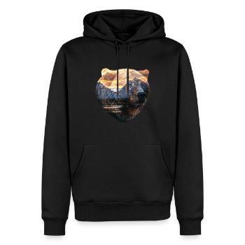 Wildlife Tierschutz Wilde Exotische Tiere Afrika - Männer Premium Bio Hoodie - Schwarz - Vorne - Nico (187cm)