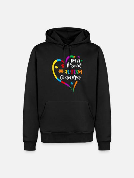 Autism - Men’s Premium Organic Hoodie - black