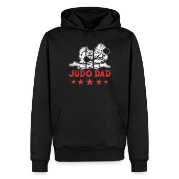 Judo Vater Hobby Kampfsport Kampfkunst Judoka - Männer Premium Bio Hoodie - Schwarz - Vorne - Nico (187cm)