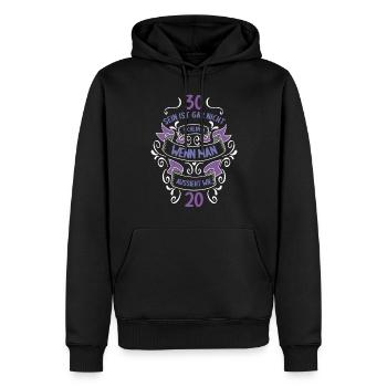 30 sein ist nicht schlimm wenn man 30 Geburtstag - Männer Premium Bio Hoodie - Schwarz - Vorne - Nico (187cm)
