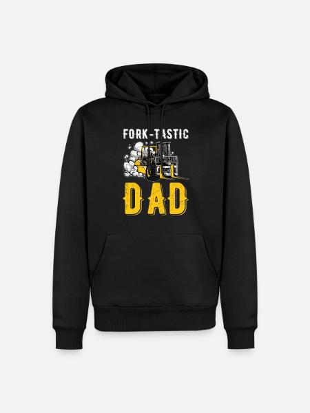 Staplerfahrer Gabelstapler Fork-Tastic - Männer Premium Bio Hoodie - Schwarz