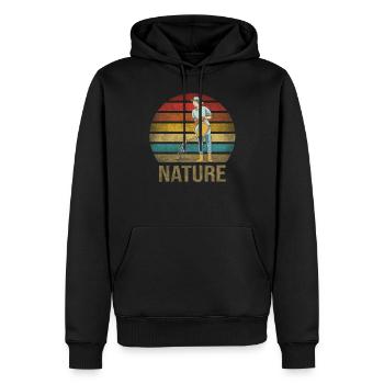 Gardening Watering Flowers Nature Plants - Männer Premium Bio Hoodie - Schwarz - Vorne - Nico (187cm)