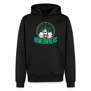 Hauseigentümer Hausherr Hausbesitzer Haus - Männer Premium Bio Hoodie - Schwarz - Vorne - Nico (187cm)