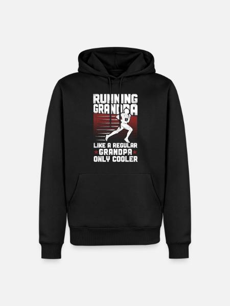 Running Runner Half Marathon - Men’s Premium Organic Hoodie - black