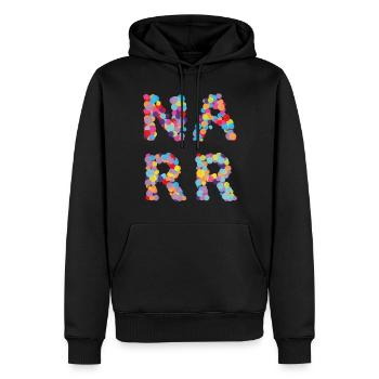 Narr Jeck Karnevalist Fasching Karneval - Männer Premium Bio Hoodie - Schwarz - Vorne - Nico (187cm)