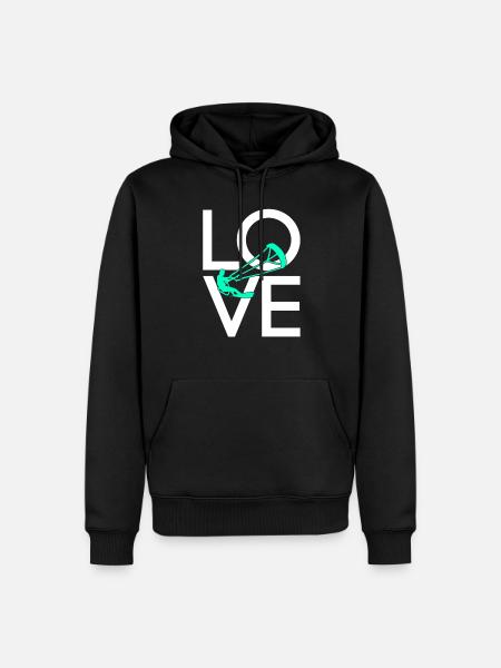 Kite surfing - Men’s Premium Organic Hoodie - black