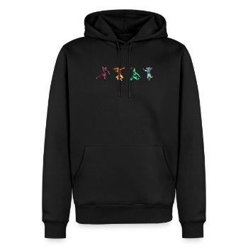 Handball Motiv Handballspieler Handballer Sport - Männer Premium Bio Hoodie - Schwarz - Vorne - Nico (187cm)