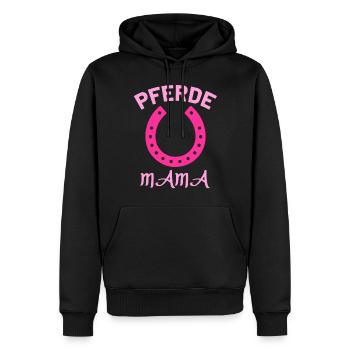 Pferde Mama Pony Versteher Reiter Stall Haflinger - Männer Premium Bio Hoodie - Schwarz - Vorne - Nico (187cm)
