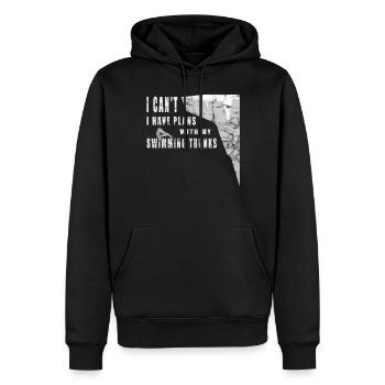 I can't - lustiges Klippenspringen - Männer Premium Bio Hoodie - Schwarz - Vorne - Nico (187cm)