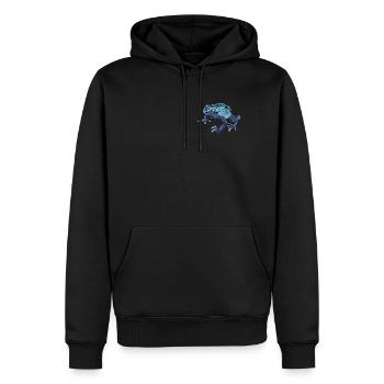 Poison Dart Frog I Toad Frog Motif pour amphibiens - Sweat à capuche Premium bio Homme - noir - Devant - Nico (187cm)