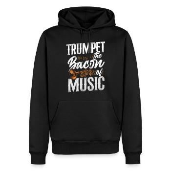 Trumpet Player Vintage Trumpet The - Männer Premium Bio Hoodie - Schwarz - Vorne - Nico (187cm)