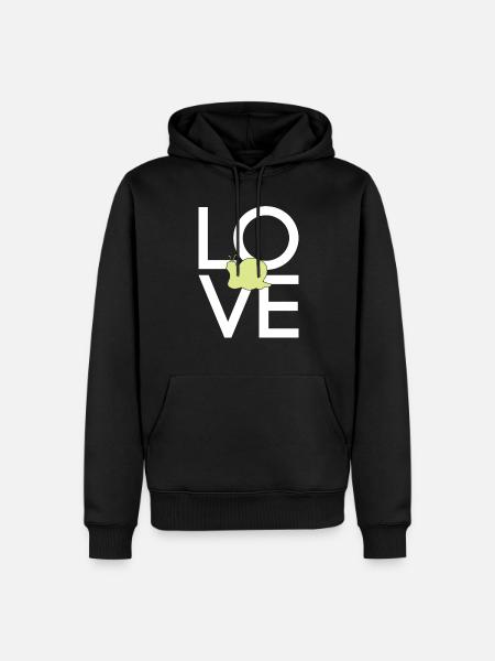 Snail - Men’s Premium Organic Hoodie - black