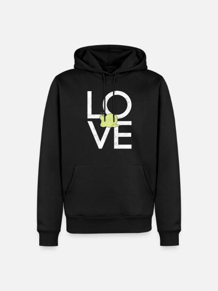 Snail - Men’s Premium Organic Hoodie - black