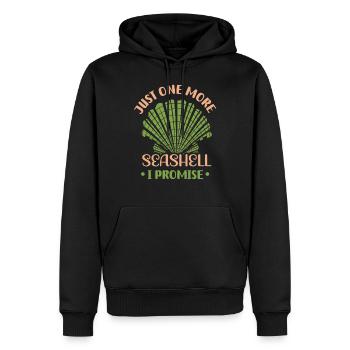 Une seule coquille de plus que je lui promets - Sweat à capuche Premium bio Homme - noir - Devant - Nico (187cm)