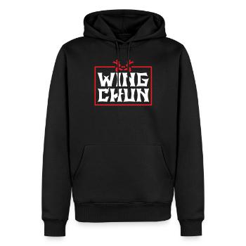 Wing Chun Training Trainer Kampfkunst Kampfsport - Männer Premium Bio Hoodie - Schwarz - Vorne - Nico (187cm)