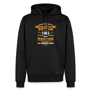 Legends Were Born In October 1966 Birthday - Männer Premium Bio Hoodie - Schwarz - Vorne - Nico (187cm)