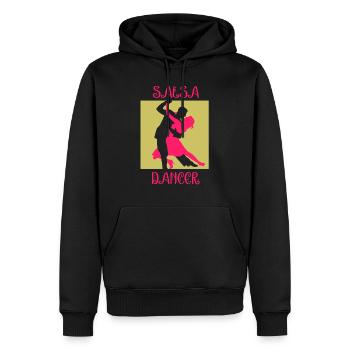 Salsa Tänzerin Tanzen Hobby Tanz Tänzer - Männer Premium Bio Hoodie - Schwarz - Vorne - Nico (187cm)