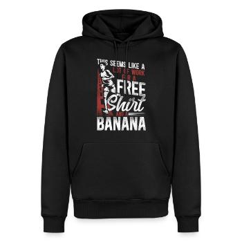 Running Runner Half Marathon - Männer Premium Bio Hoodie - Schwarz - Vorne - Nico (187cm)