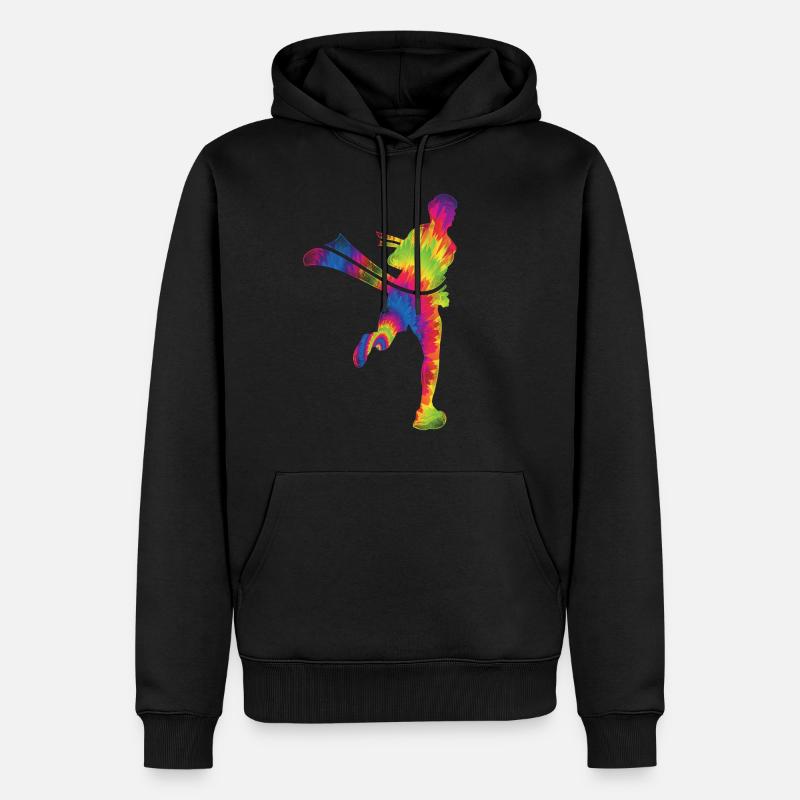 Running Runner Half Marathon Cravate - Sweat à capuche Premium bio Homme - noir
