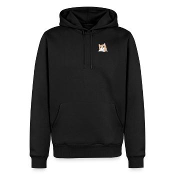 Katzenbesitzer Niedlicher Katzenliebhaber I Niedli - Männer Premium Bio Hoodie - Schwarz - Vorne - Nico (187cm)