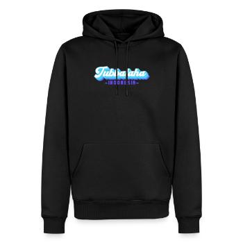 Vintage Urlaub Reise Philippinen Tubbataha - Männer Premium Bio Hoodie - Schwarz - Vorne - Nico (187cm)