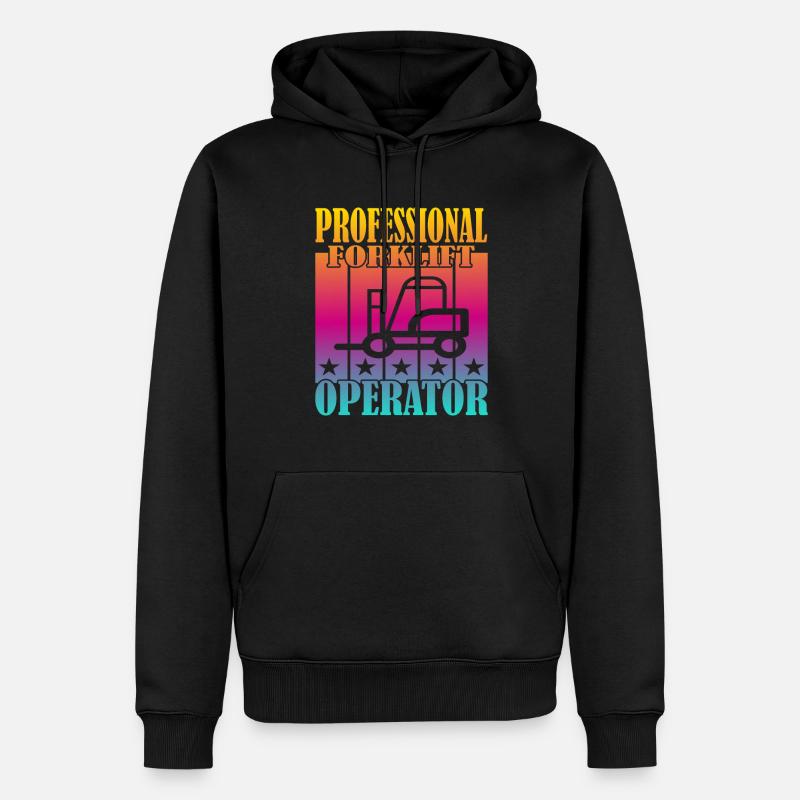 Professional Forklift Operator - Männer Premium Bio Hoodie - Schwarz