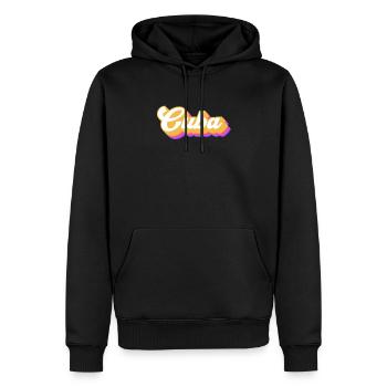 Vintage Urlaub Reise Karibik Kuba - Männer Premium Bio Hoodie - Schwarz - Vorne - Nico (187cm)