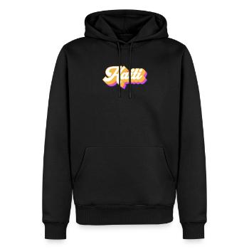 Vintage Urlaub Reise Karibik Haiti - Männer Premium Bio Hoodie - Schwarz - Vorne - Nico (187cm)