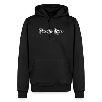 Vintage Urlaub Reise Puerto Rico - Männer Premium Bio Hoodie - Schwarz - Vorne - Nico (187cm)