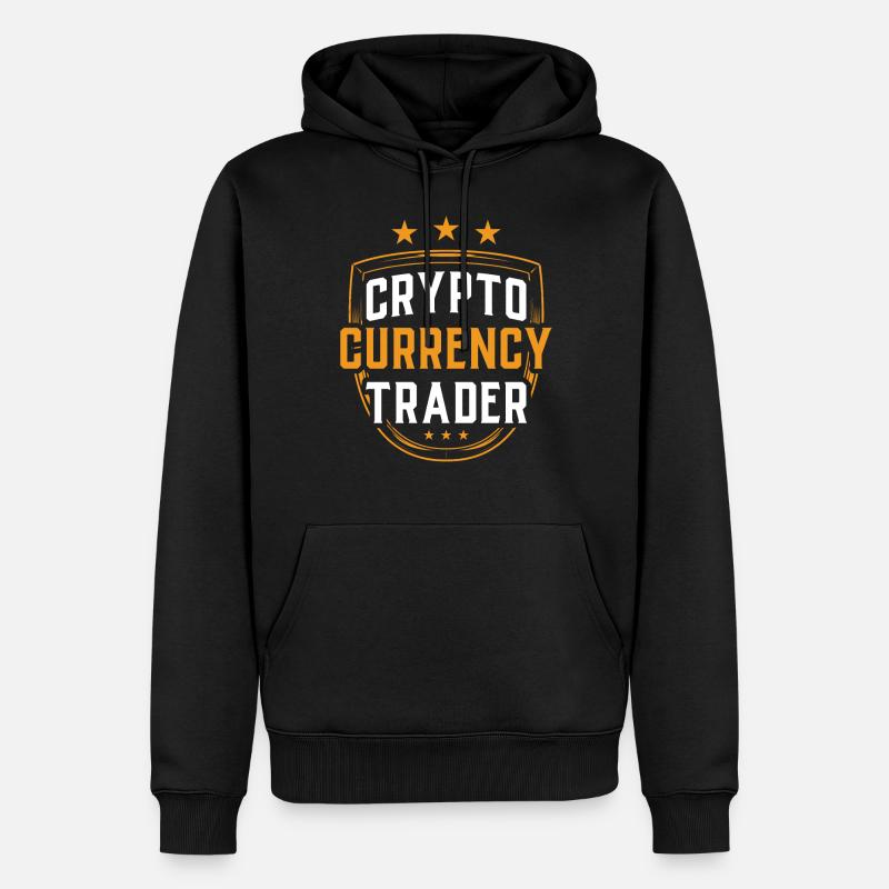 Cryptocurrency Traders Crypto Crypto Trader - Men’s Premium Organic Hoodie - black